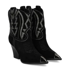 LOLA CRUZ Botas con tacón de Mujer 293T63BK 6789 CRISTAL