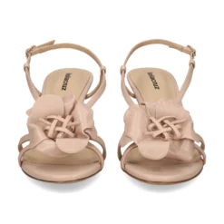 LOLA CRUZ Sandalias con tacón de Mujer 035Z13BK-D-V25 NUDE