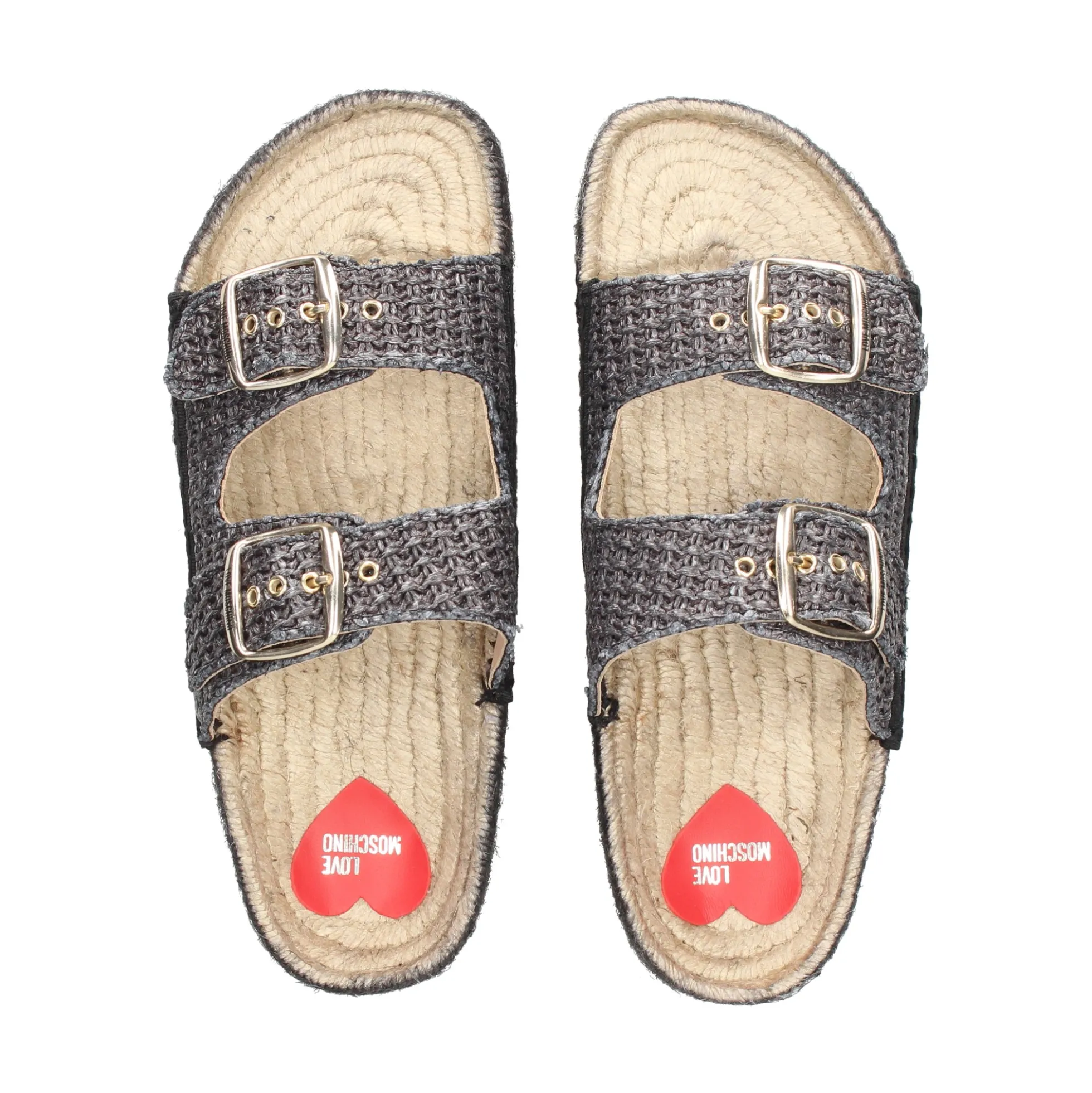 LOVE MOSCHINO Sandalias con plataforma de Mujer JA28393G0M 000 NEGRO