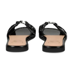 LOVE MOSCHINO Sandalias planas de Mujer JA28142G0M 000 NEGRO