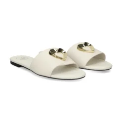 LOVE MOSCHINO Sandalias planas de Mujer JA28161G0M 102 MILK