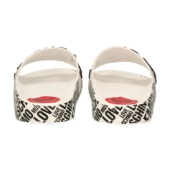 LOVE MOSCHINO Sandalias planas de Mujer JA28112G1G 100 BLANCO