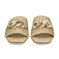 LÓPEZ Sandalias con tacón de Mujer 24524 ARENA