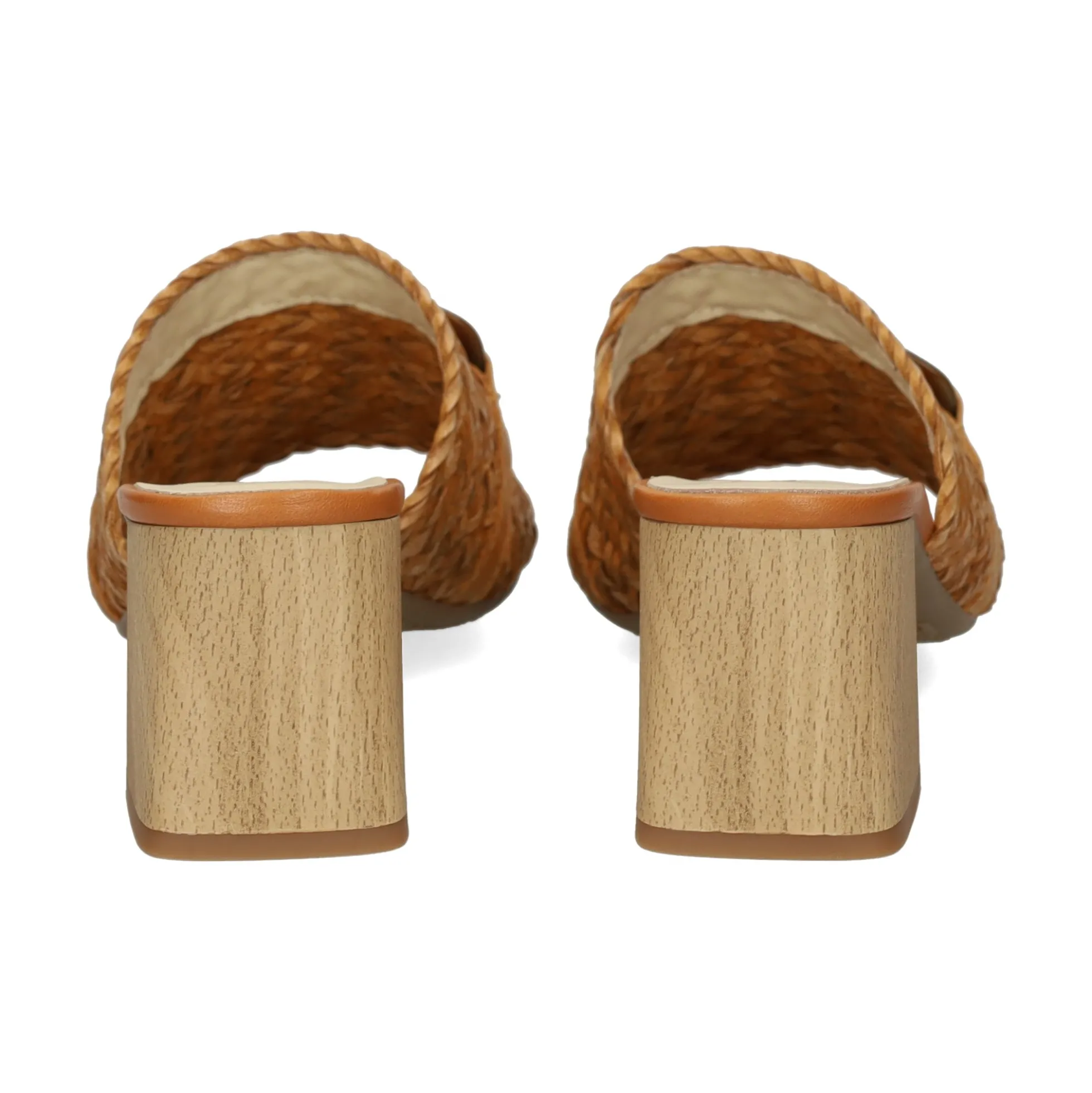 LÓPEZ Sandalias con tacón de Mujer 24524 CAMEL