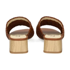 LÓPEZ Sandalias con tacón de Mujer 24524 TABACO