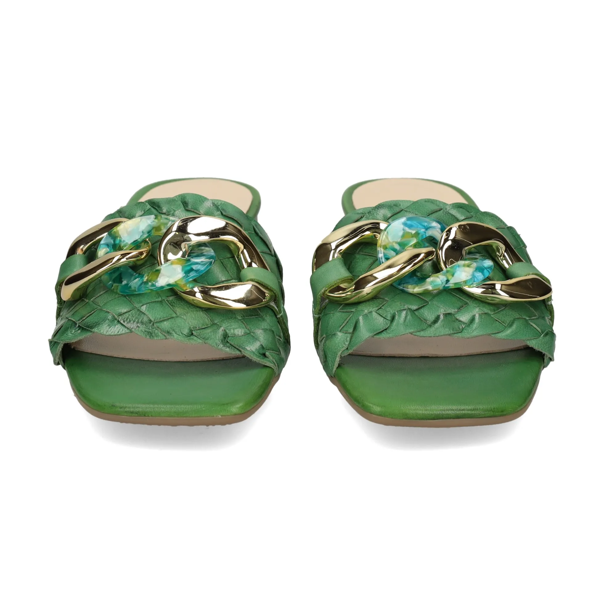 LÓPEZ Sandalias con tacón de Mujer 23425 ESMERALDA