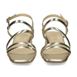 LÓPEZ Sandalias con tacón de Mujer 23039 PLATINO