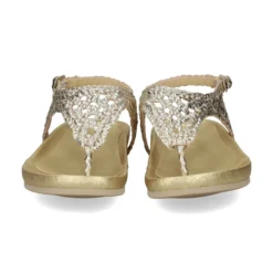 LÓPEZ Sandalias planas de Mujer 24740 PLATINO