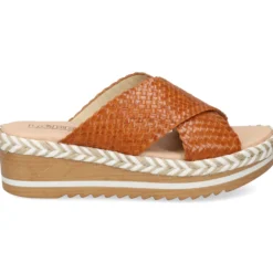 LÓPEZ Sandalias planas de Mujer 16257 TAN