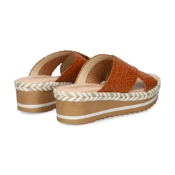 LÓPEZ Sandalias planas de Mujer 16257 TAN