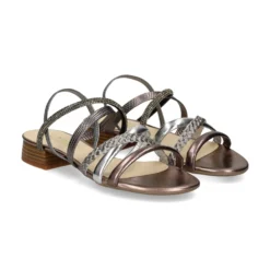 LÓPEZ Sandalias planas de Mujer 24640 MULTI PIRITA