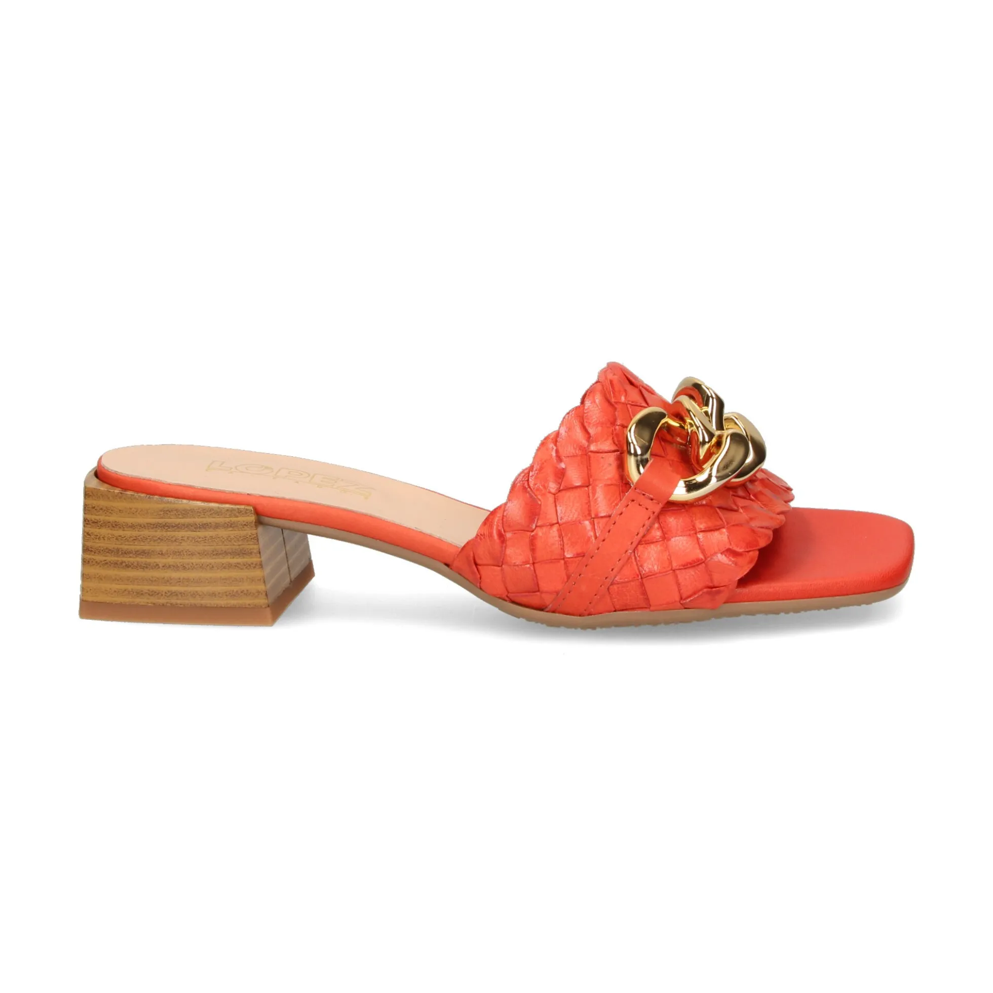 LÓPEZ Sandalias planas de Mujer 22691 NARANJA