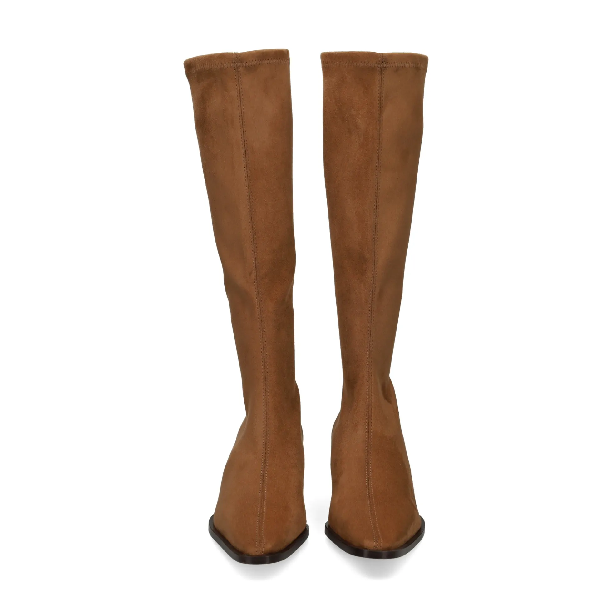MISS ELASTIC Botas con tacón de Mujer 76281 10 TABACO