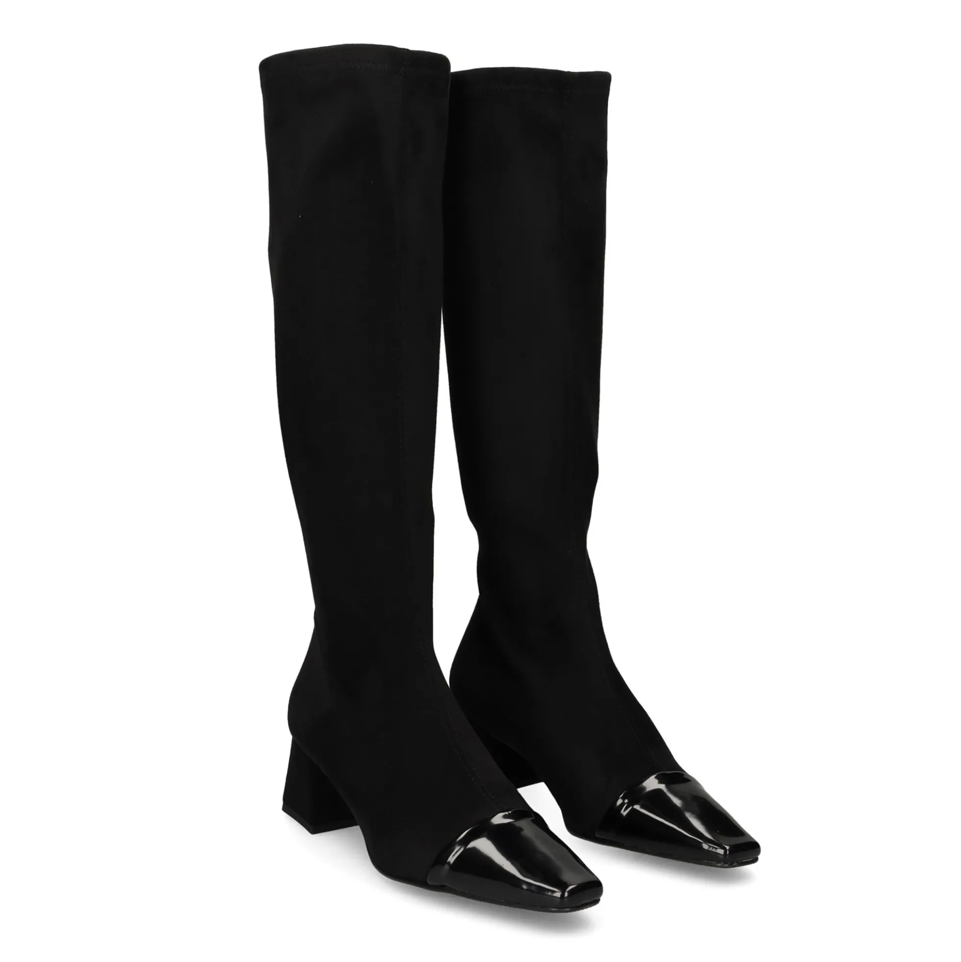 MISS ELASTIC Botas con tacón de Mujer 76154 55 NEGRO/NEGRO