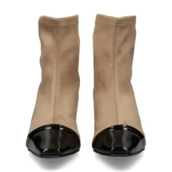 MISS ELASTIC Botines con tacón de Mujer 76152 3F TIERRA/NEGRO