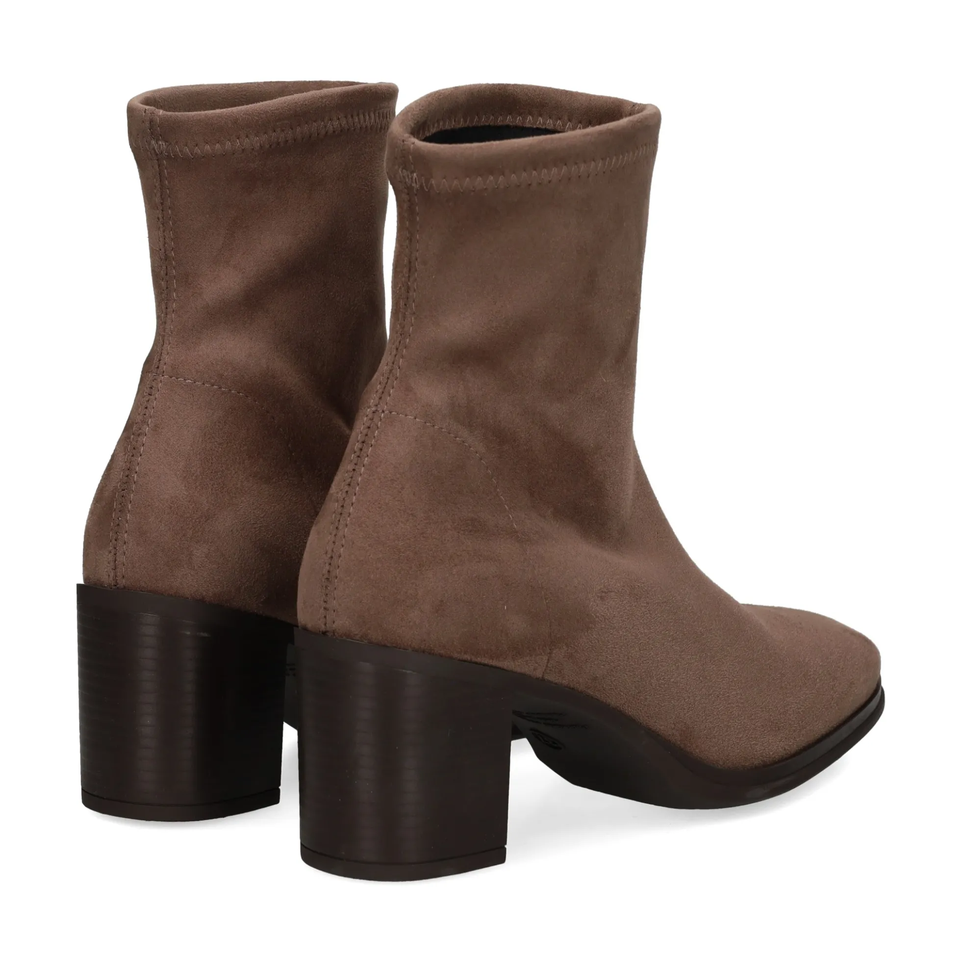 MISS ELASTIC Botines con tacón de Mujer 76200 36 TOPO