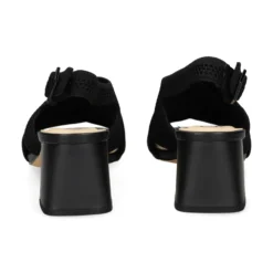 MISS ELASTIC Sandalias con tacón de Mujer 73040 05 NEGRO