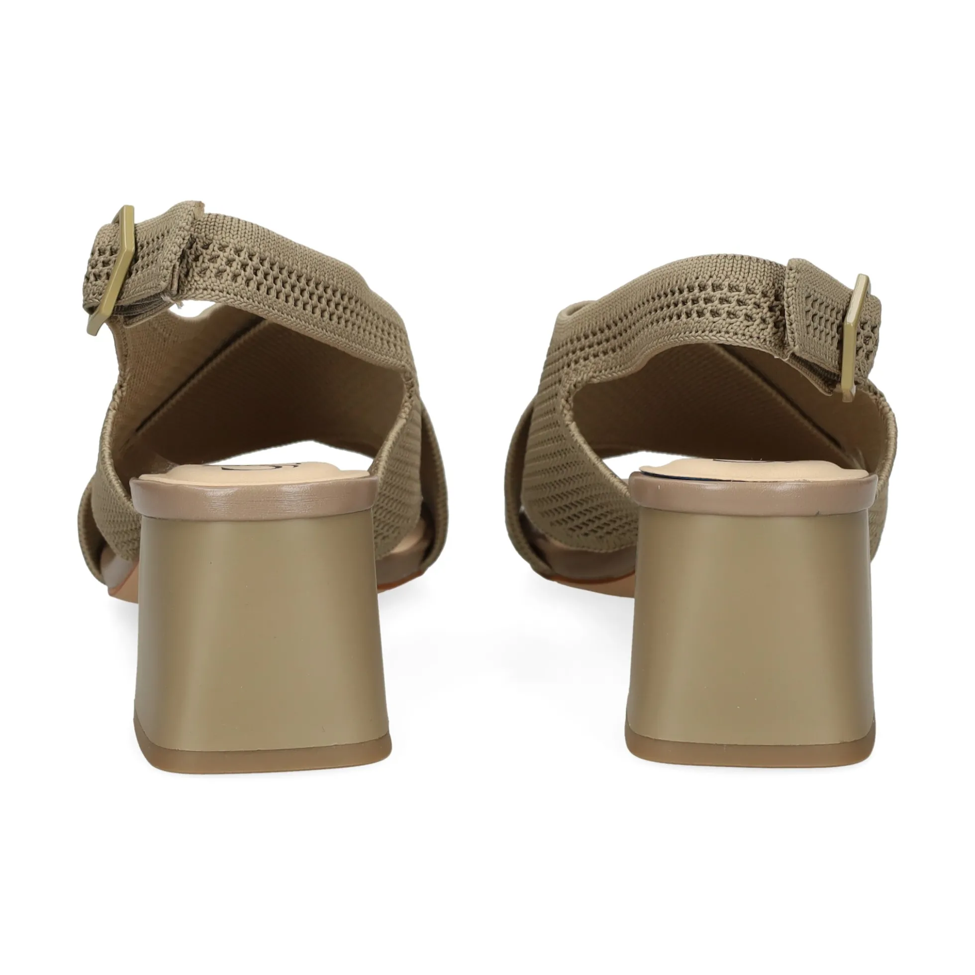 MISS ELASTIC Sandalias con tacón de Mujer 73040 28 TAUPE
