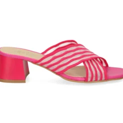 MISS ELASTIC Sandalias con tacón de Mujer 70072 88 FUCSIA