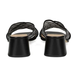 MISS ELASTIC Sandalias con tacón de Mujer 70072 05 NEGRO