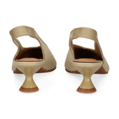 MISS ELASTIC Zapatos de tacón medio de Mujer 76535 3V CREMA/AVENA