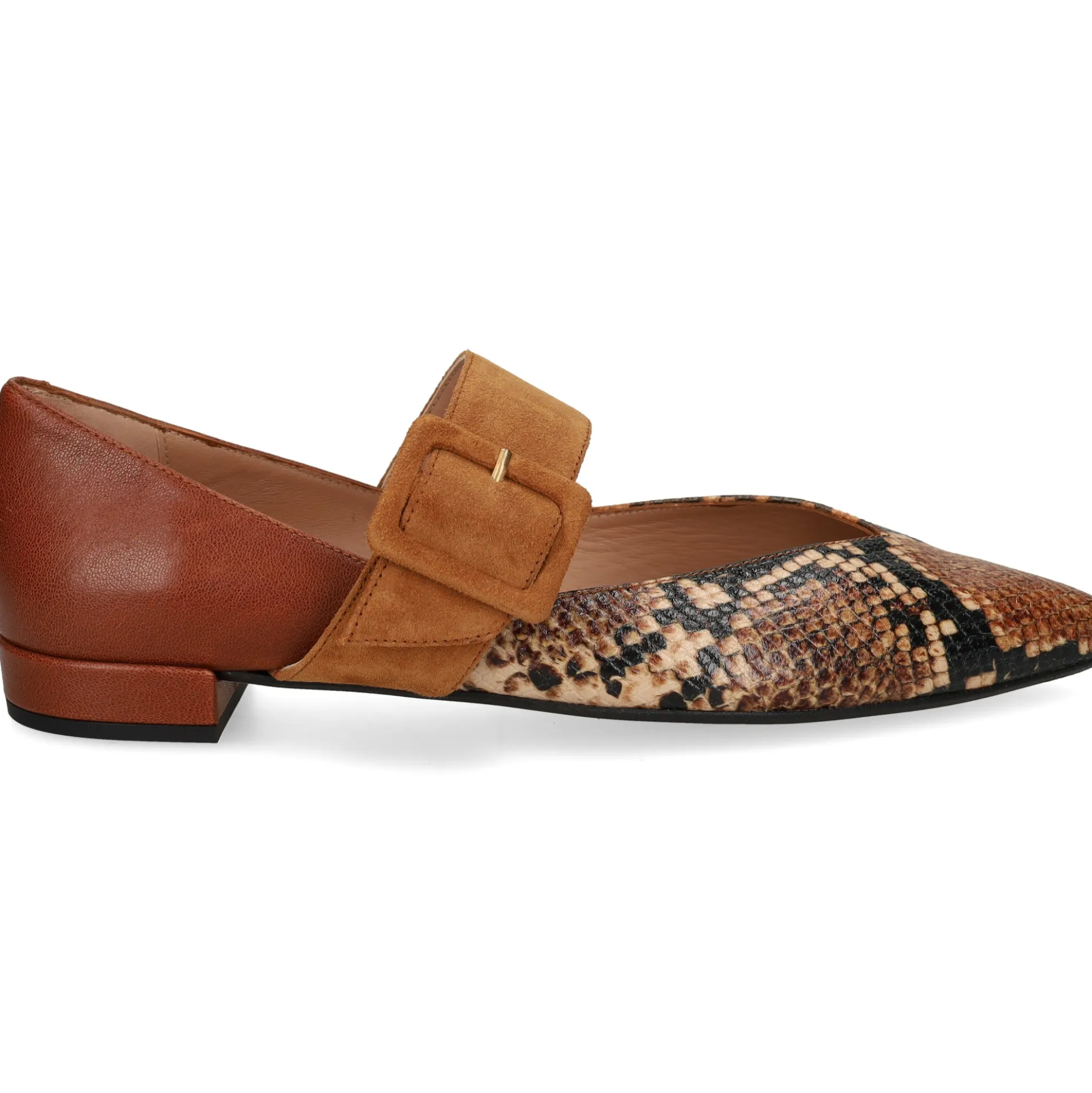 MIUXA Merceditas de Mujer ZABELA MARRON/COGNAC