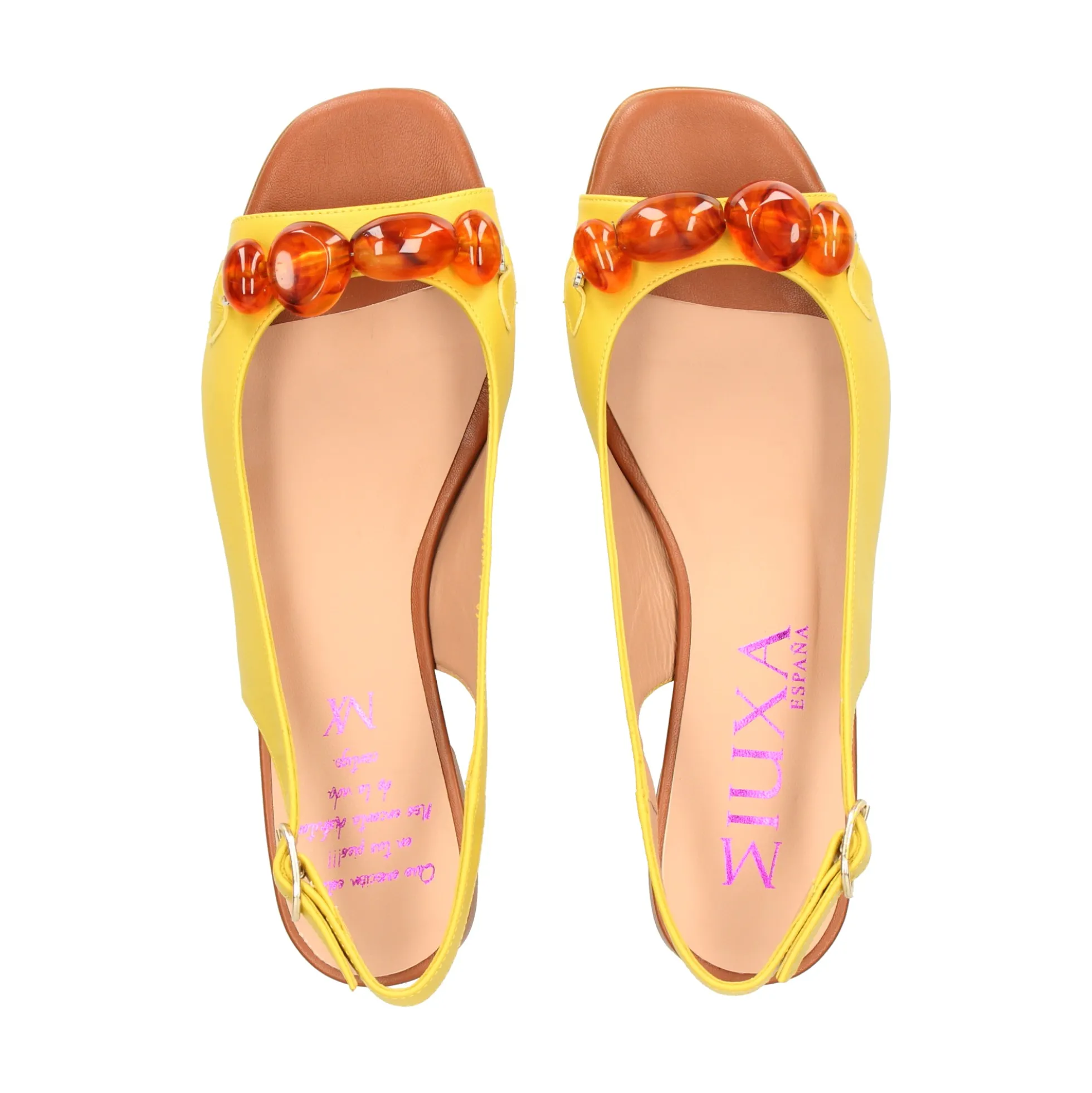 MIUXA Sandalias con tacón de Mujer VEROCA ENEA/BROWN