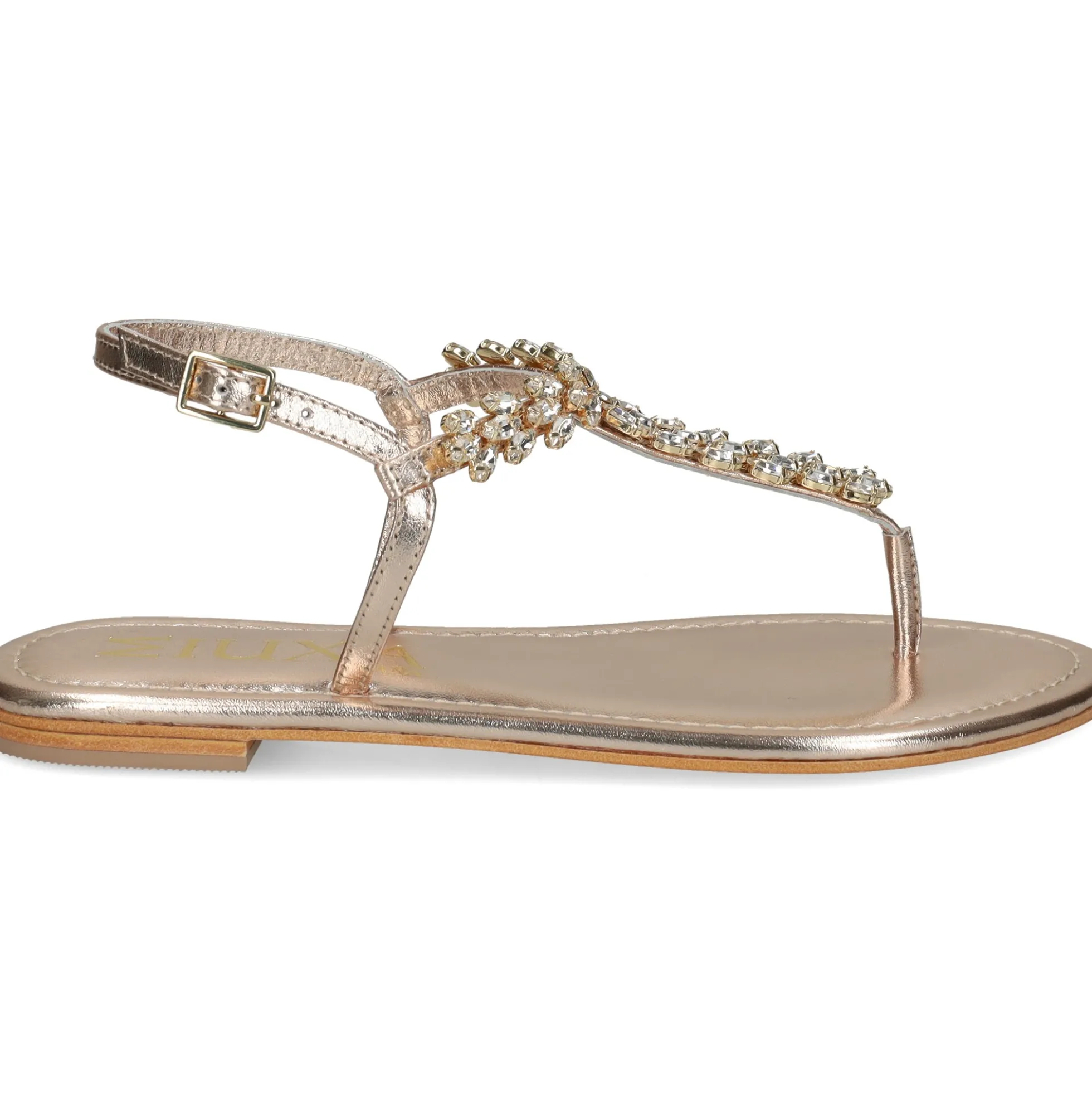 MIUXA Sandalias planas de Mujer XAVI ORO