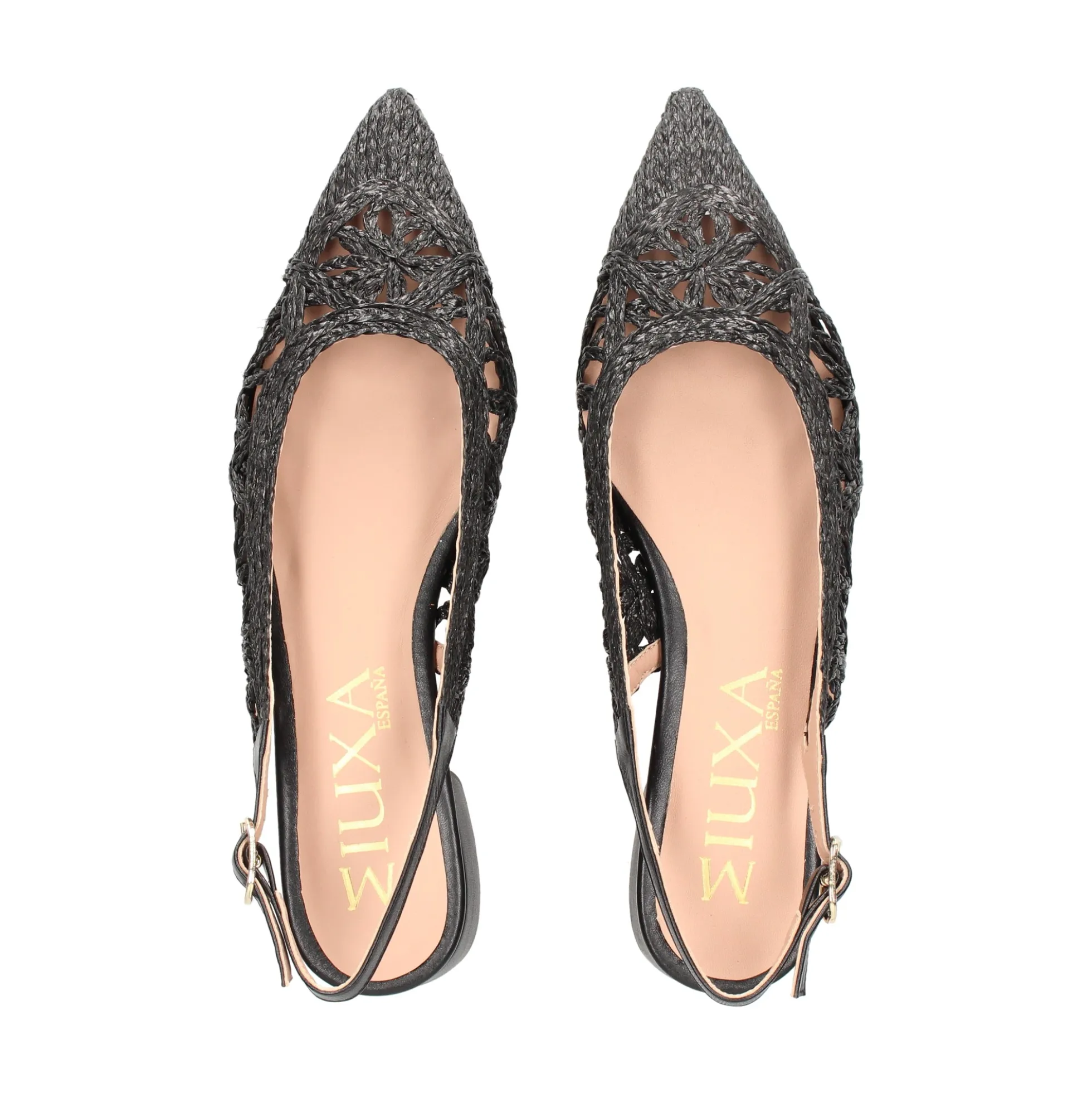 MIUXA Zapatos de tacón bajo KAIANE NEGRO/NEGRO