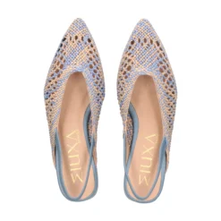 MIUXA Zapatos de tacón bajo PERA MULTI AZUL