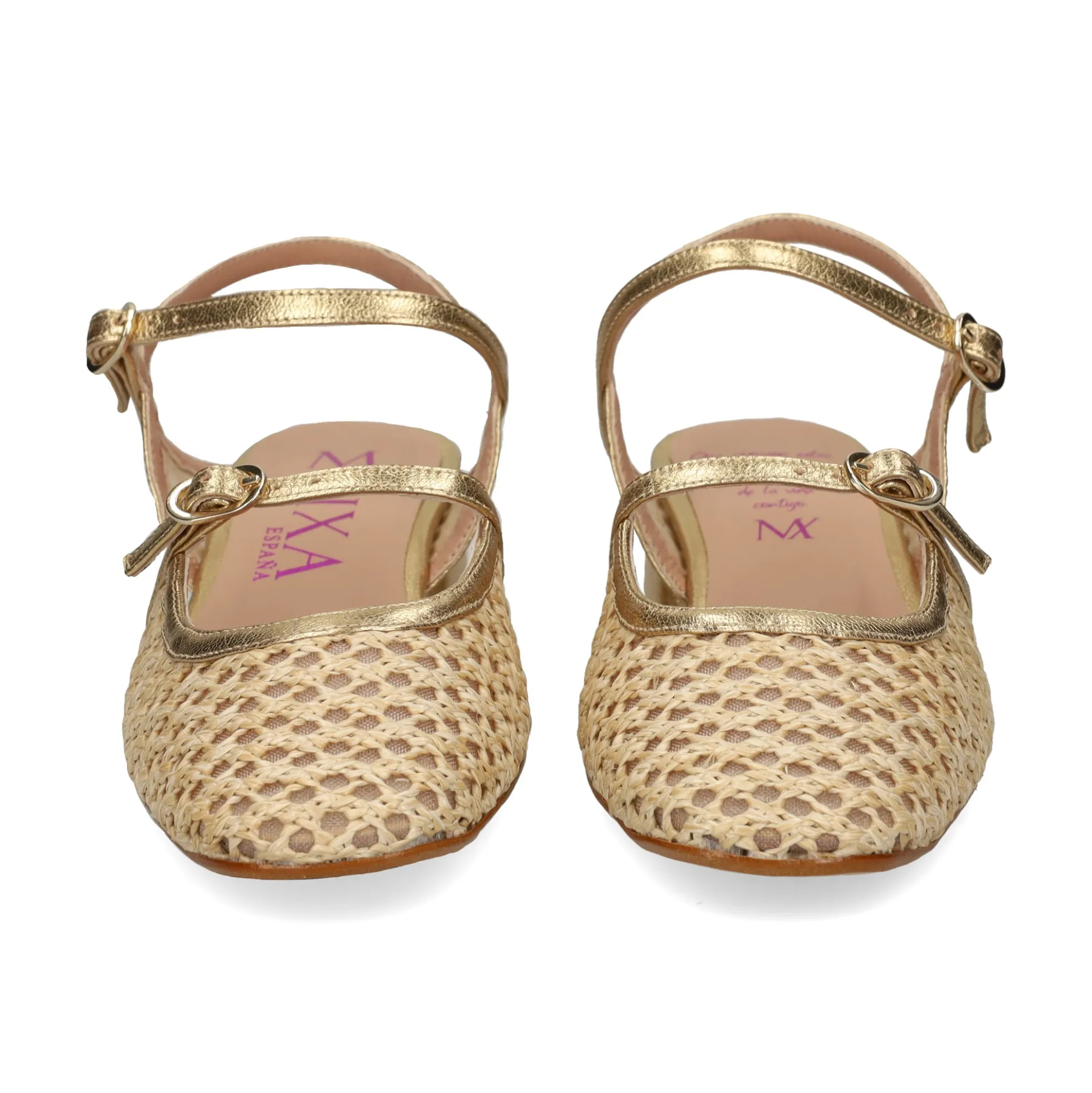 MIUXA Zapatos de tacón bajo UJAMI BASKET/LINGOTE
