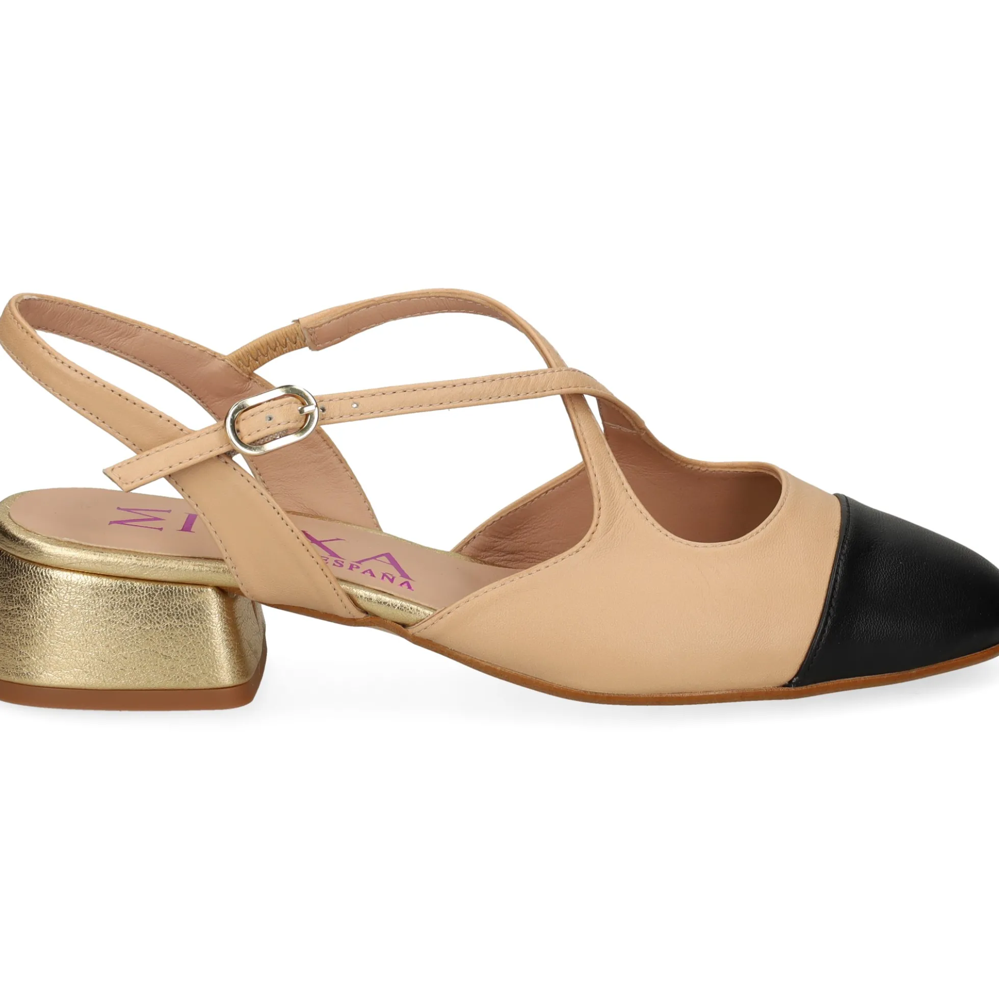 MIUXA Zapatos de tacón bajo UMA NEGRO/CHE/LING