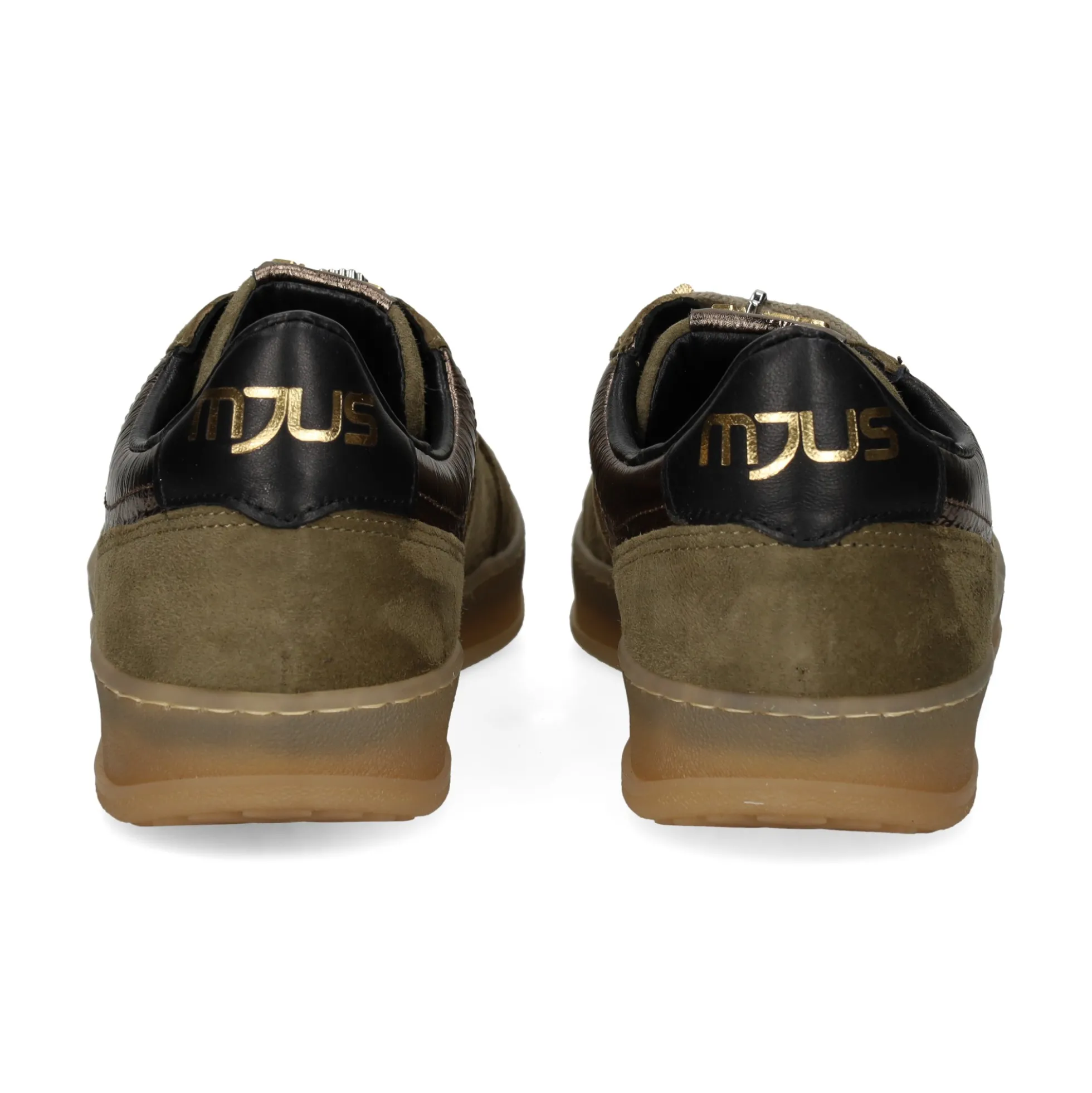 MJUS Zapatillas de Mujer T94174 OLIVA+ANTICO+