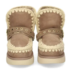 MOU Botines planos de Mujer Bounce boot buckle strap ELGRY
