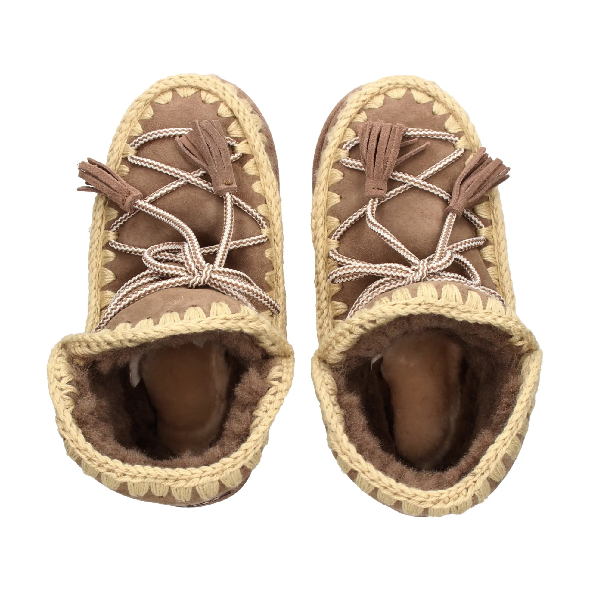 MOU Botines planos de Mujer Eskimo scoubidoo lace ELGRY