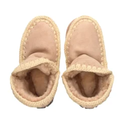 MOU Botines planos de Mujer ESKIMO 18 GLITTER LOGO CAMEL