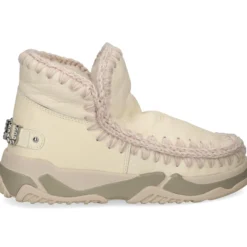 MOU Botines planos de Mujer Eskimo Trainer logo rhinestone WXWHI