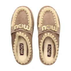 MOU Zuecos de Mujer Bounce welt clog suede ELGRY