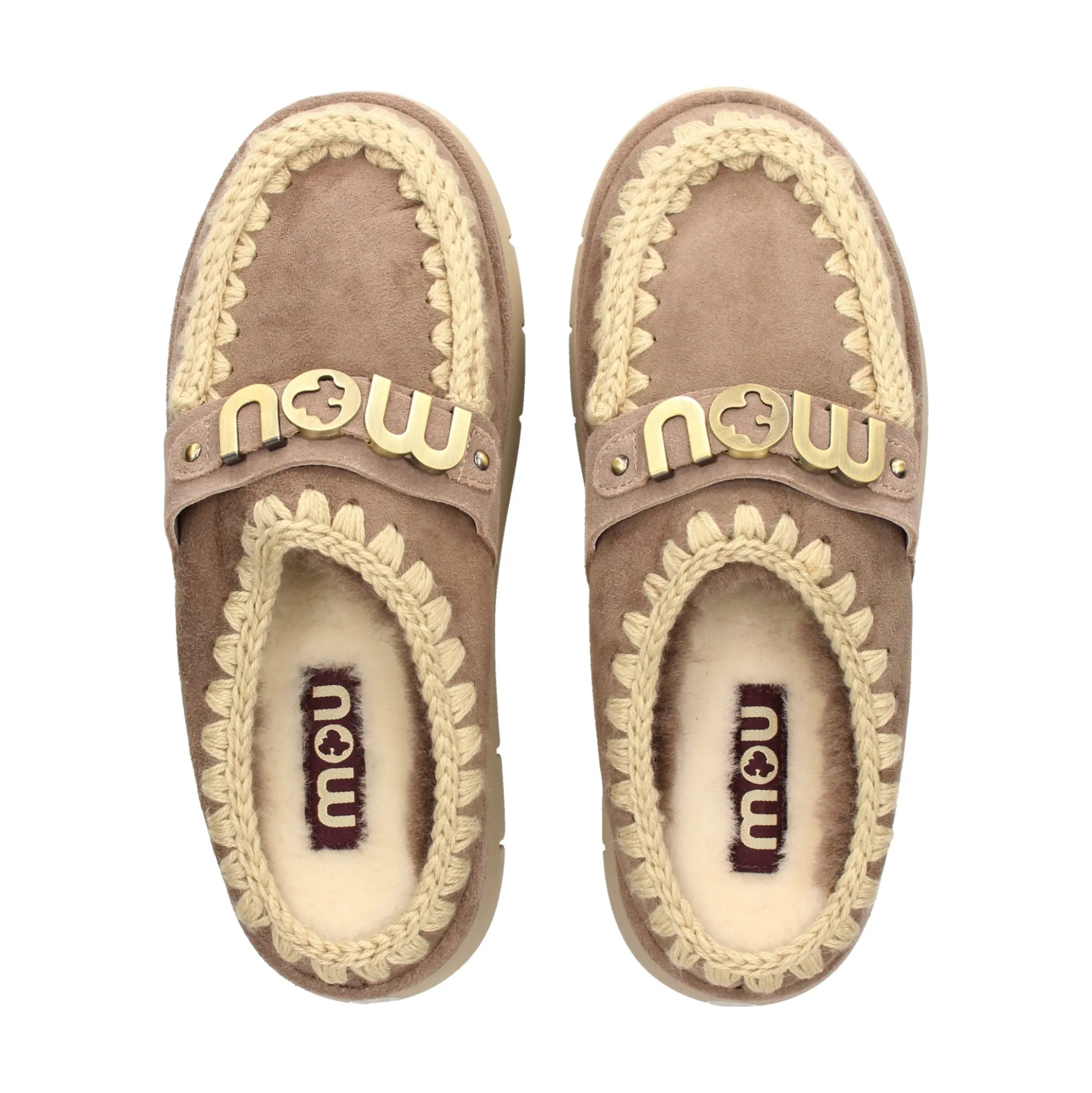 MOU Zuecos de Mujer Bounce welt clog suede ELGRY