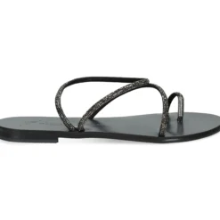 NICOLAS LAINAS Sandalias planas de Mujer 63-TCM GRAFITO