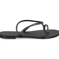 NICOLAS LAINAS Sandalias planas de Mujer 63-TC NEGRO