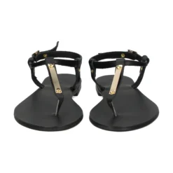 NICOLAS LAINAS Sandalias planas de Mujer 252 NEGRO