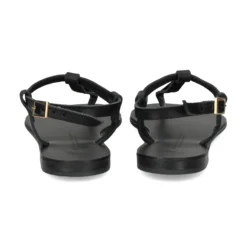 NICOLAS LAINAS Sandalias planas de Mujer 252 NEGRO