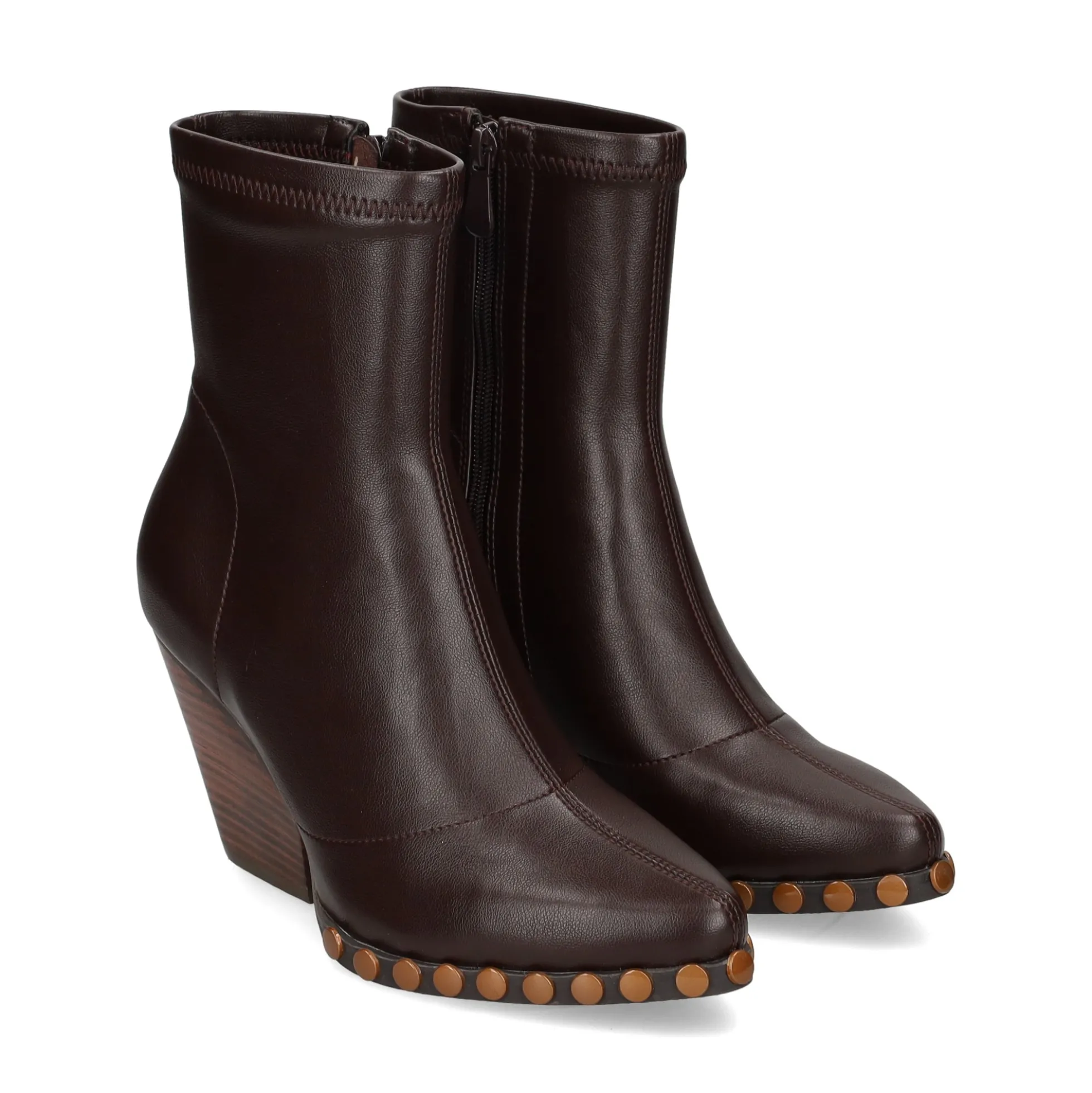 NOA HARMON Botines con tacón de Mujer 008072 MARRON OSCURO