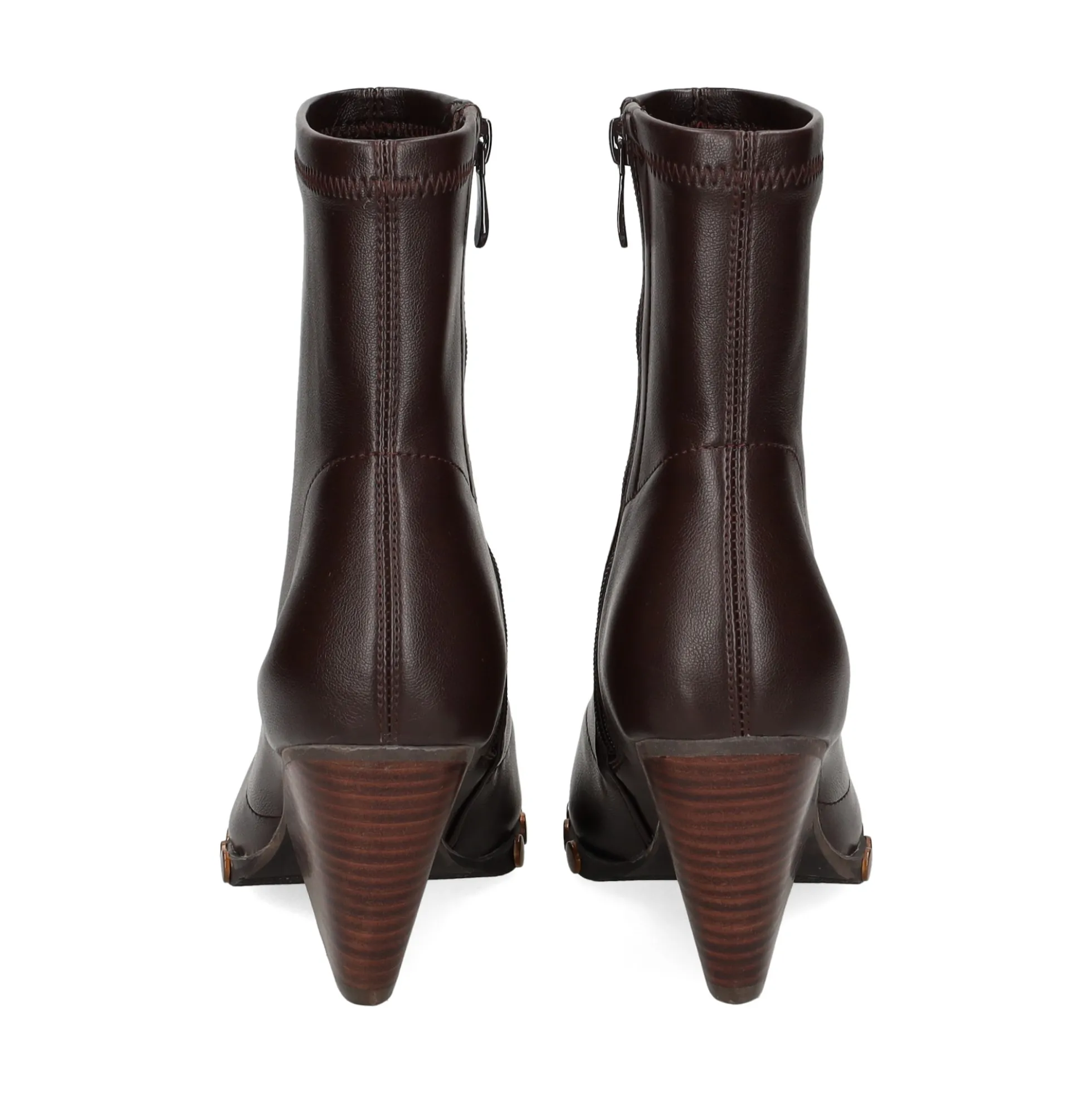NOA HARMON Botines con tacón de Mujer 008072 MARRON OSCURO