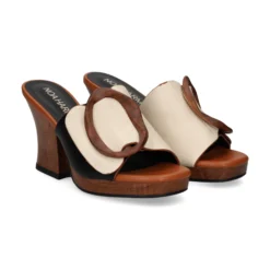 NOA HARMON Sandalias con plataforma de Mujer 009662-0M10 MULTI BEIGE
