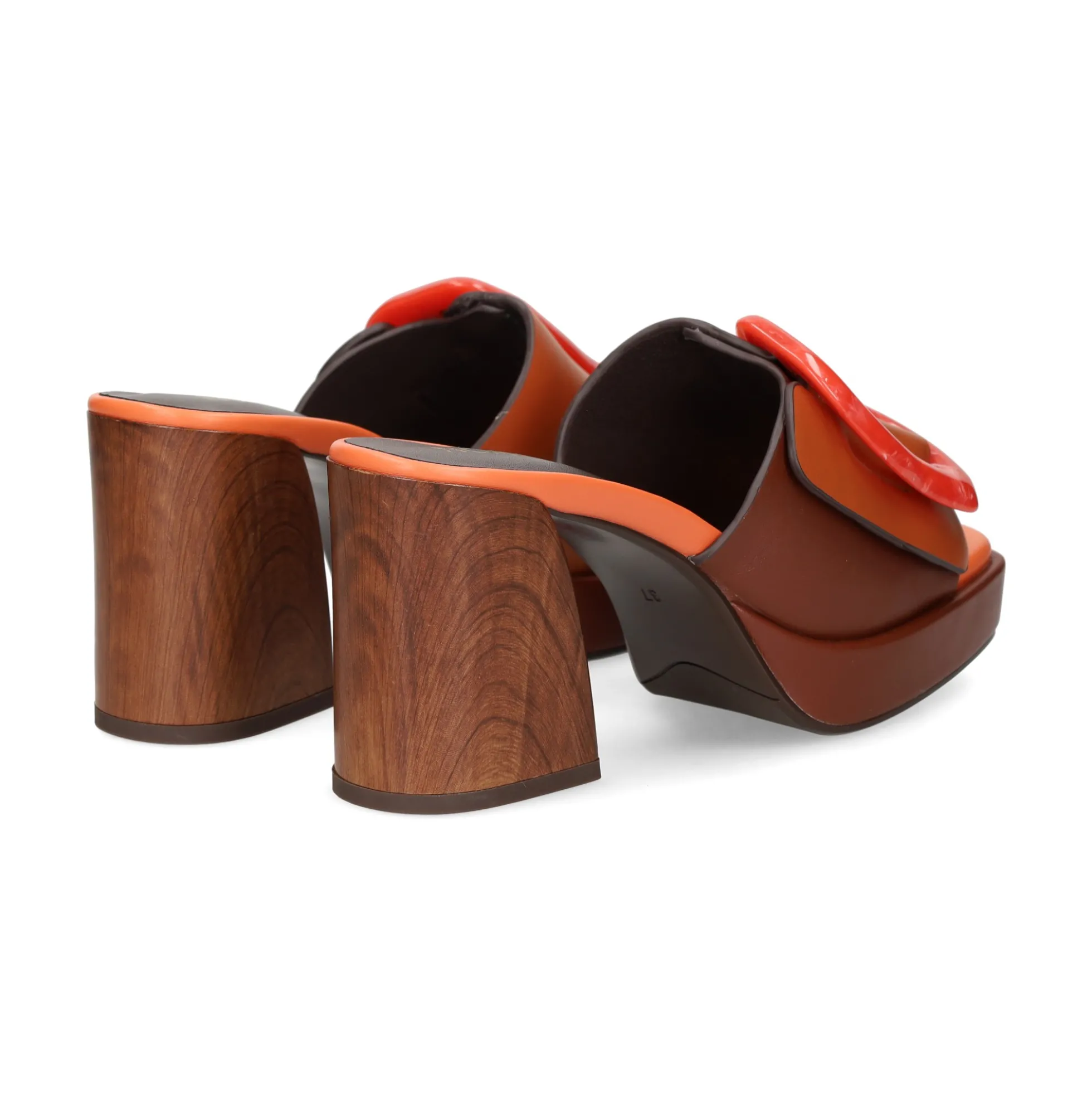 NOA HARMON Sandalias con plataforma de Mujer 009677-0M07 MULTI CUERO