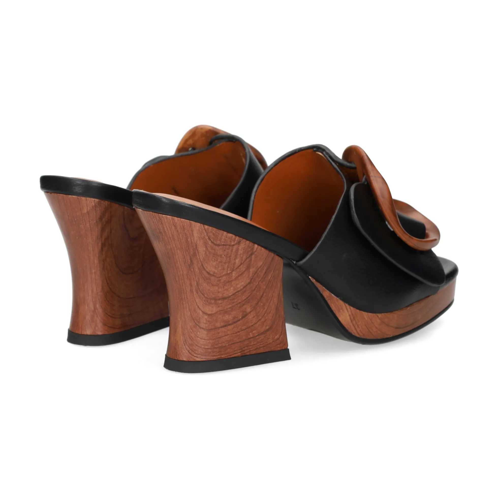 NOA HARMON Sandalias con plataforma de Mujer 009662-0006 NEGRO