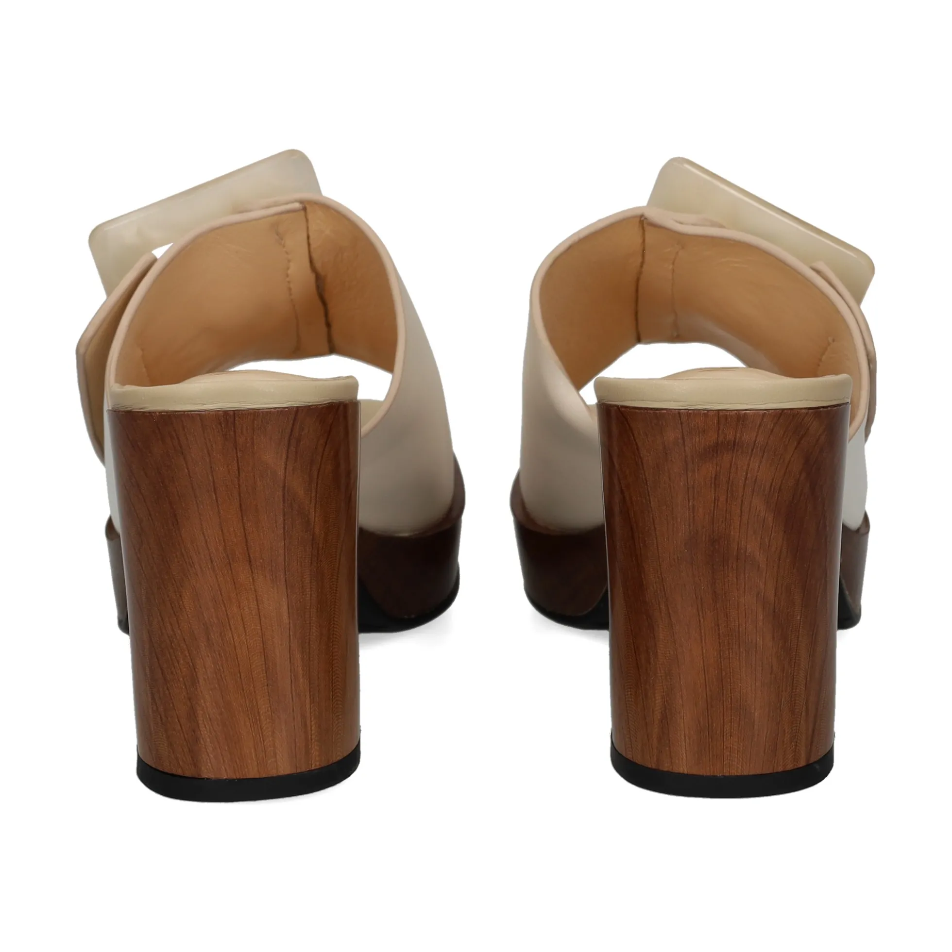 NOA HARMON Sandalias con plataforma de Mujer 009235-0M10 MULTI BEIGE
