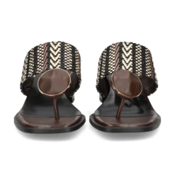 NOA HARMON Sandalias con tacón de Mujer 009227-0M55 MULTI MARRON